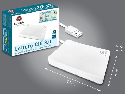 CZYTNIK ELEKTRONICZNYCH DOWODÓW OSOBISTYCH WŁOSKI INPS NFC USB P005-CIED311 CZYTNIK ELEKTRONICZNYCH DOWODÓW OSOBISTYCH WŁOSKI INPS NFC USB P005-CIED311