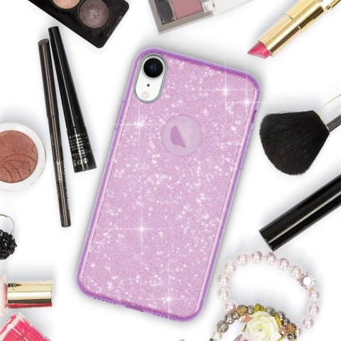 ETUI APPLE IPHONE XR 6.06" CASE SILIKONOWY FIOLETOWY BROKATOWY GLITTER ETUI APPLE IPHONE XR 6.06" CASE SILIKONOWY FIOLETOWY BROKATOWY GLITTER