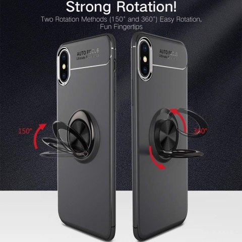 ETUI DO APPLE IPHONE X/XS CASE CZARNE SOLIDNE WYTRZYMAŁE PLECKI +RING ETUI DO APPLE IPHONE X/XS CASE CZARNE SOLIDNE WYTRZYMAŁE PLECKI +RING