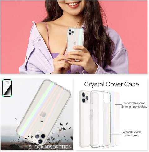 ETUI POKROWIEC DO APPLE IPHONE 11 PRO MAX CASE BEZBARWNE HOLOGRAMOWE PLECKI ETUI POKROWIEC DO APPLE IPHONE 11 PRO MAX CASE BEZBARWNE HOLOGRAMOWE PLECKI