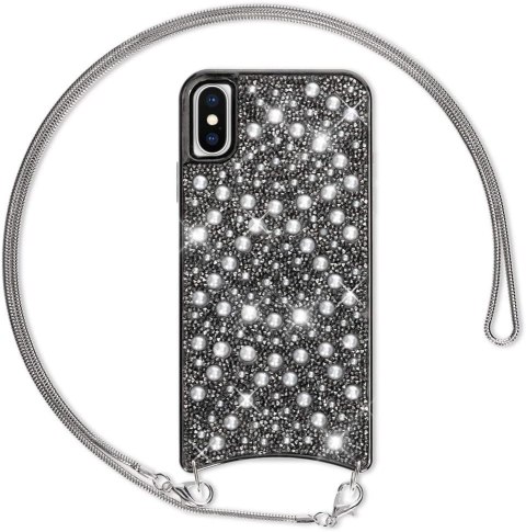 ETUI POKROWIEC DO APPLE IPHONE X CASE BIAŁE BŁYSZCZĄCE DIAMENTOWE PLECKI 3D ETUI POKROWIEC DO APPLE IPHONE X CASE BIAŁE BŁYSZCZĄCE DIAMENTOWE PLECKI 3D