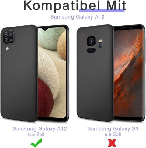 ETUI POKROWIEC DO SAMSUNG GALAXY A12 5G CZARNE SILIKONOWE ELASTYCZNE ETUI POKROWIEC DO SAMSUNG GALAXY A12 5G CZARNE SILIKONOWE ELASTYCZNE