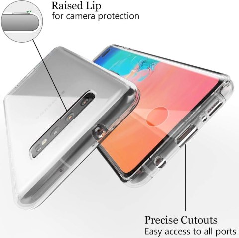 ETUI POKROWIEC DO SAMSUNG GALAXY S10+ SILIKONOWA BEZBARWNA RAMKA SM-G975 ETUI POKROWIEC DO SAMSUNG GALAXY S10+ SILIKONOWA BEZBARWNA RAMKA SM-G975
