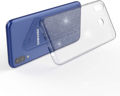 ETUI POKROWIEC SAMSUNG GALAXY M20 SILIKONOWE BŁYSZCZĄCE BEZBARWNE PLECKI ETUI POKROWIEC SAMSUNG GALAXY M20 SILIKONOWE BŁYSZCZĄCE BEZBARWNE PLECKI