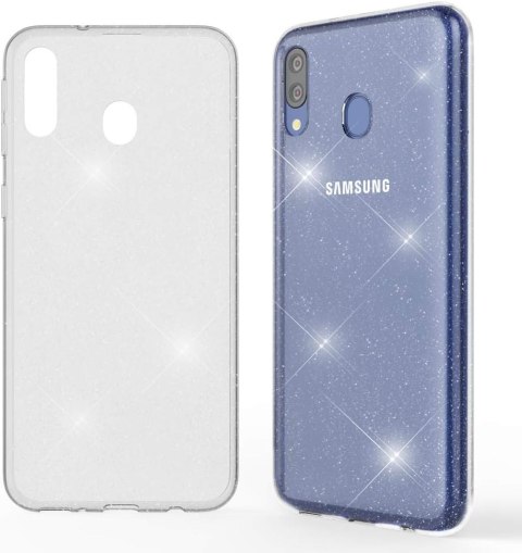 ETUI POKROWIEC SAMSUNG GALAXY M20 SILIKONOWE BŁYSZCZĄCE BEZBARWNE PLECKI ETUI POKROWIEC SAMSUNG GALAXY M20 SILIKONOWE BŁYSZCZĄCE BEZBARWNE PLECKI