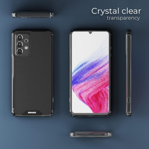 ETUI SAMSUNG GALAXY A53 5G CASE SILIKONOWY CIEMNA RAMKA PRZEZROCZYSTE PLECKI ETUI SAMSUNG GALAXY A53 5G CASE SILIKONOWY CIEMNA RAMKA PRZEZROCZYSTE PLECKI