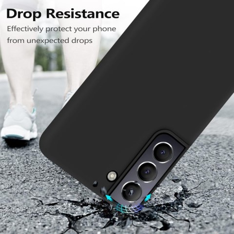 ETUI SAMSUNG GALAXY S22+ 5G CZARNE SILIKONOWE BEZ ODCISKÓW PALCÓW ETUI SAMSUNG GALAXY S22+ 5G CZARNE SILIKONOWE BEZ ODCISKÓW PALCÓW