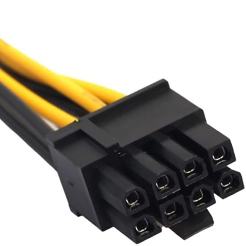 KABEL ZASILAJĄCY DO KARTY GRAFICZNEJ PCIe 8-PIN (6+2) GPU VGA KABEL ZASILAJĄCY DO KARTY GRAFICZNEJ PCIe 8-PIN (6+2) GPU VGA