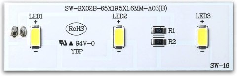 LISTWA LED WYMIENNA OŚWIETLENIE LODÓWKI ELECTROLUX ZBE2350HCA SW-BX02B LISTWA LED WYMIENNA OŚWIETLENIE LODÓWKI ELECTROLUX ZBE2350HCA SW-BX02B