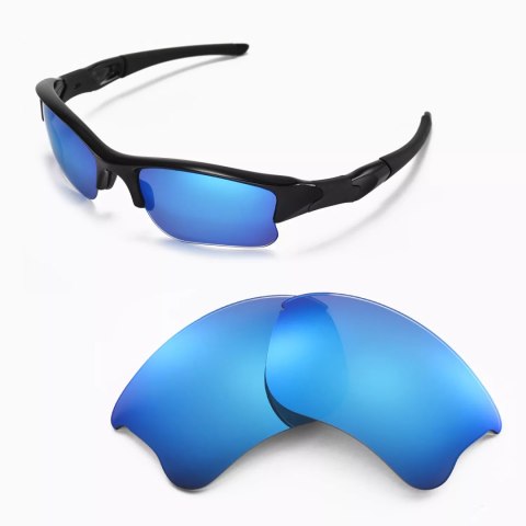 SZKŁA WYMIENNE DO OKULARÓW OAKLEY FLAK JACKET XLJ UV NIEBIESKIE UV 2szt