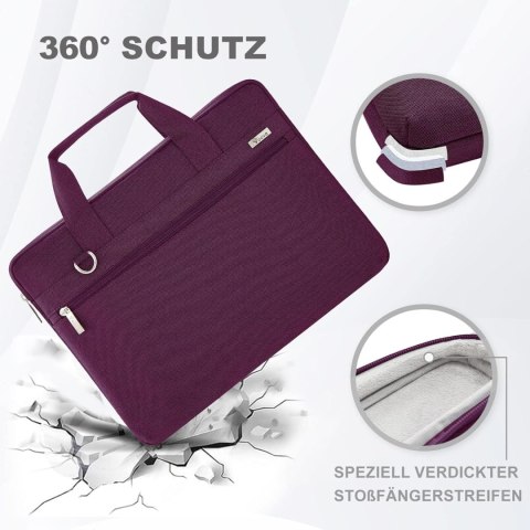 TORBA NA LAPTOPA 13"-14" MACBOOK DELL LENOVO FIOLETOWA MATERIAŁOWA +PASEK TORBA NA LAPTOPA 13"-14" MACBOOK DELL LENOVO FIOLETOWA MATERIAŁOWA +PASEK