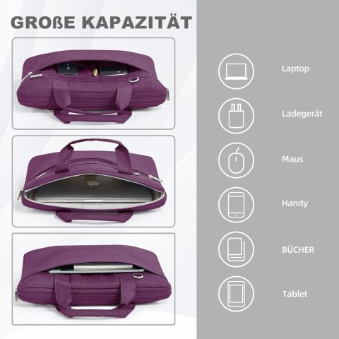 TORBA NA LAPTOPA 13"-14" MACBOOK DELL LENOVO FIOLETOWA MATERIAŁOWA +PASEK TORBA NA LAPTOPA 13"-14" MACBOOK DELL LENOVO FIOLETOWA MATERIAŁOWA +PASEK