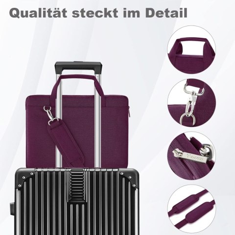 TORBA NA LAPTOPA 13"-14" MACBOOK DELL LENOVO FIOLETOWA MATERIAŁOWA +PASEK TORBA NA LAPTOPA 13"-14" MACBOOK DELL LENOVO FIOLETOWA MATERIAŁOWA +PASEK