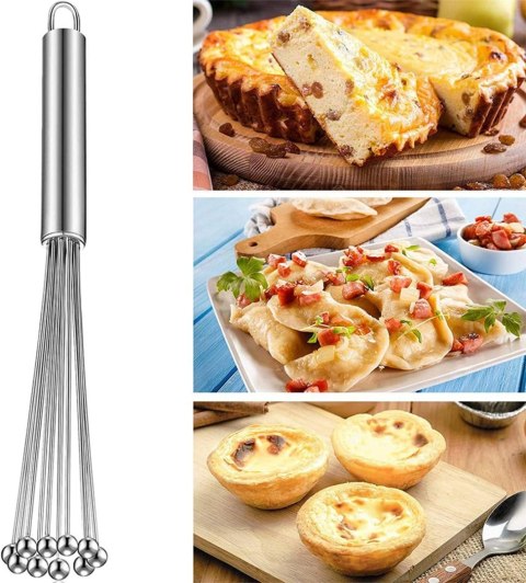 TRZEPACZKA DO JAJEK DO MIESZANIA UBIJANIA STAL NIERDZEWNA 26CM TRZEPACZKA DO JAJEK DO MIESZANIA UBIJANIA STAL NIERDZEWNA 26CM