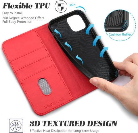 ZAMYKANE ETUI DO APPLE IPHONE 12 MINI CZERWONE RKO SKÓRA A2176 ZAMYKANE ETUI DO APPLE IPHONE 12 MINI CZERWONE RKO SKÓRA A2176