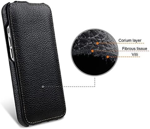 ZAMYKANE ETUI DO APPLE IPHONE 13 PRO 6.10" EKO SKÓRA CZARNA OBUDOWA ZAMYKANE ETUI DO APPLE IPHONE 13 PRO 6.10" EKO SKÓRA CZARNA OBUDOWA