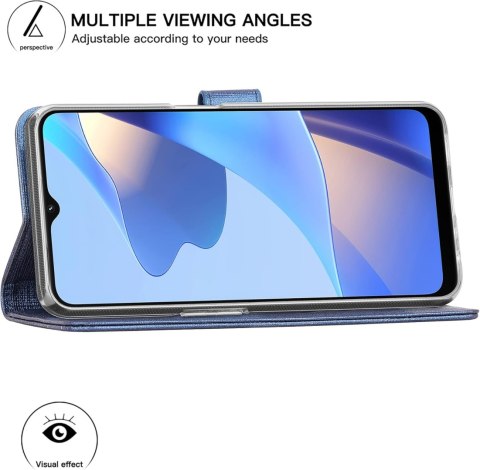 ZAMYKANE ETUI OPPO A16 2021 NIEBIESKI CASE Z KLAPKĄ ZAPIĘCIE MAGNETYCZNE ZAMYKANE ETUI OPPO A16 2021 NIEBIESKI CASE Z KLAPKĄ ZAPIĘCIE MAGNETYCZNE