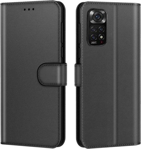 ZAMYKANE ETUI Z KLAPKĄ XIAOMI REDMI NOTE 11/NOTE 11S CZARNE MOCNE ZAPIĘCIE ZAMYKANE ETUI Z KLAPKĄ XIAOMI REDMI NOTE 11/NOTE 11S CZARNE MOCNE ZAPIĘCIE