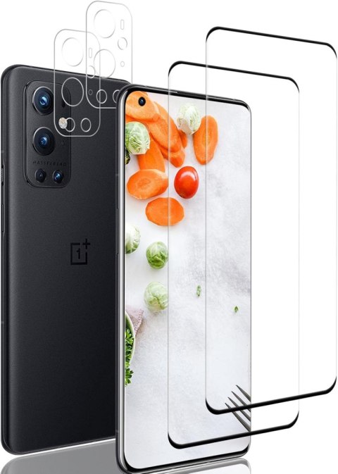 2x SZKŁO HARTOWANE 9H ONEPLUS 9 PRO ZAOKRĄGLONE BOKI + 2X OCHRONA APARATU 2x SZKŁO HARTOWANE 9H ONEPLUS 9 PRO ZAOKRĄGLONE BOKI + 2X OCHRONA APARATU