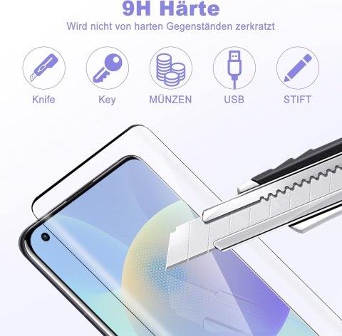 2x SZKŁO HARTOWANE 9H ONEPLUS 9 PRO ZAOKRĄGLONE BOKI + 2X OCHRONA APARATU 2x SZKŁO HARTOWANE 9H ONEPLUS 9 PRO ZAOKRĄGLONE BOKI + 2X OCHRONA APARATU