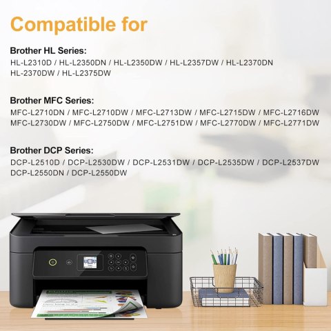 2x TONER ZAMIENNIK DR2400 BROTHER DCP-L2530DW L2510D L2537DN L2550DN 2x TONER ZAMIENNIK DR2400 BROTHER DCP-L2530DW L2510D L2537DN L2550DN