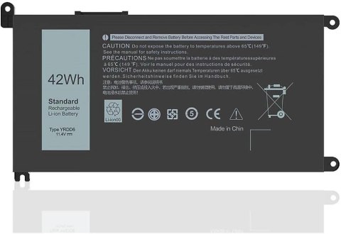 BATERIA ZAMIENNA DELL INSPIRON 5482 5485 5488 5491 3310 3493 11,4V 42Wh BATERIA ZAMIENNA DELL INSPIRON 5482 5485 5488 5491 3310 3493 11,4V 42Wh