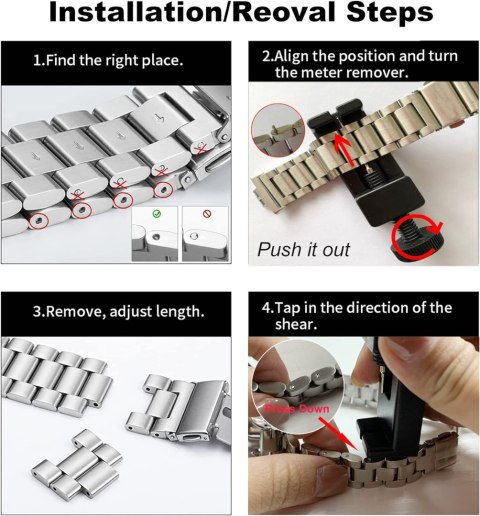 BRANSOLETA DO ZEGARKA MĘSKA METALOWA REDMI/XIAOMI WATCH 2 LITE BRANSOLETA DO ZEGARKA MĘSKA METALOWA REDMI/XIAOMI WATCH 2 LITE