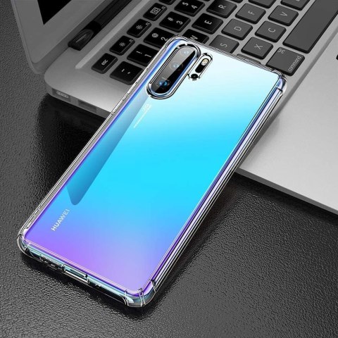 CASE ETUI HUAWEI P30 PRO PRZEZROCZYSTE SOLIDNE PLECKI WYTRZYMAŁE VOG-L09