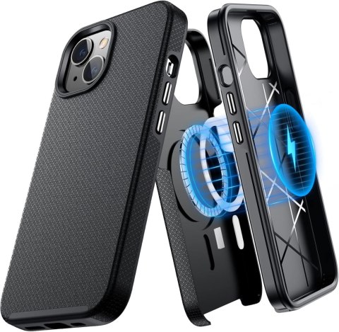 CZARNE ETUI IPHONE 14 Plus 6.7" PLECKI CASE KOMPATYBILNA Z MAGSAFE A2886 CZARNE ETUI IPHONE 14 Plus 6.7" PLECKI CASE KOMPATYBILNA Z MAGSAFE A2886