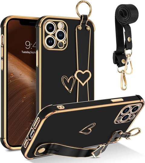 ETUI APPLE IPHONE 12 PRO MAX CASE SILIKONOWE CZARNE PLECKI PODSTAWKA +SMYCZ ETUI APPLE IPHONE 12 PRO MAX CASE SILIKONOWE CZARNE PLECKI PODSTAWKA +SMYCZ