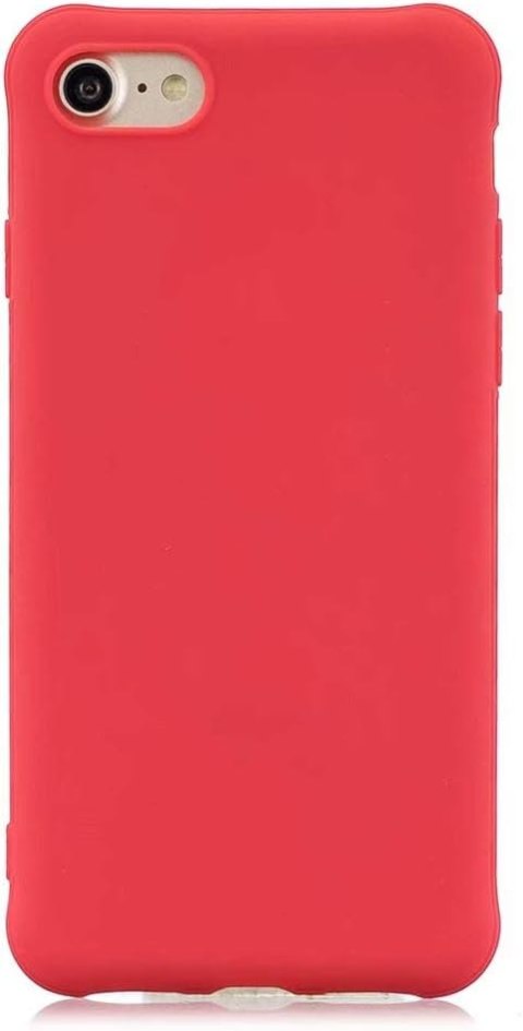 ETUI APPLE IPHONE 7/IPHONE 8 CASE SILIKONOWY CZERWONY MATOWY ULTRA CIENKI ETUI APPLE IPHONE 7/IPHONE 8 CASE SILIKONOWY CZERWONY MATOWY ULTRA CIENKI