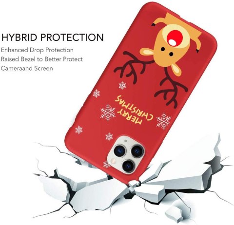 ETUI DO APPLE IPHONE 11 PRO MAX SILIKONOWE ŚWIĄTECZNE +2x SZKŁO HARTOWANE ETUI DO APPLE IPHONE 11 PRO MAX SILIKONOWE ŚWIĄTECZNE +2x SZKŁO HARTOWANE