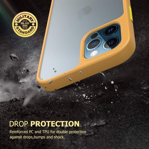 ETUI DO APPLE IPHONE 12 PRO MAX SILIKONOWE BRĄZOWE PÓŁPRZEZROCZYSTE PLECKI ETUI DO APPLE IPHONE 12 PRO MAX SILIKONOWE BRĄZOWE PÓŁPRZEZROCZYSTE PLECKI
