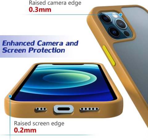 ETUI DO APPLE IPHONE 12 PRO MAX SILIKONOWE BRĄZOWE PÓŁPRZEZROCZYSTE PLECKI ETUI DO APPLE IPHONE 12 PRO MAX SILIKONOWE BRĄZOWE PÓŁPRZEZROCZYSTE PLECKI