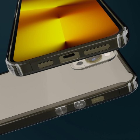 ETUI DO APPLE IPHONE 13 PRO CASE BEZBARWNE SILIKONOWE PLECKI CZARNA RAMKA ETUI DO APPLE IPHONE 13 PRO CASE BEZBARWNE SILIKONOWE PLECKI CZARNA RAMKA