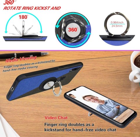 ETUI XIAOMI REDMI NOTE 7 SILIKONOWE NIEBIESKIE CZARNE + RING 482321 ETUI XIAOMI REDMI NOTE 7 SILIKONOWE NIEBIESKIE CZARNE + RING 482321