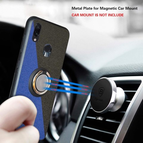 ETUI XIAOMI REDMI NOTE 7 SILIKONOWE NIEBIESKIE CZARNE + RING 482321 ETUI XIAOMI REDMI NOTE 7 SILIKONOWE NIEBIESKIE CZARNE + RING 482321
