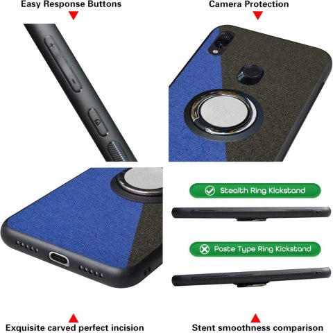 ETUI XIAOMI REDMI NOTE 7 SILIKONOWE NIEBIESKIE CZARNE + RING 482321 ETUI XIAOMI REDMI NOTE 7 SILIKONOWE NIEBIESKIE CZARNE + RING 482321