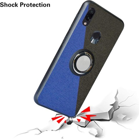 ETUI XIAOMI REDMI NOTE 7 SILIKONOWE NIEBIESKIE CZARNE + RING 482321 ETUI XIAOMI REDMI NOTE 7 SILIKONOWE NIEBIESKIE CZARNE + RING 482321