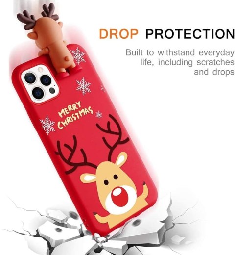 ETUI PLECKI APPLE IPHONE 12 PRO MAX CZERWONY ŚWIĄTECZNY WZÓR Z RENIFEREM ETUI PLECKI APPLE IPHONE 12 PRO MAX CZERWONY ŚWIĄTECZNY WZÓR Z RENIFEREM