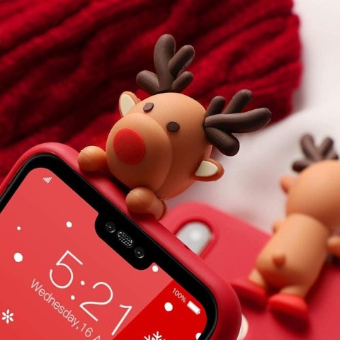 ETUI PLECKI APPLE IPHONE 12 PRO MAX CZERWONY ŚWIĄTECZNY WZÓR Z RENIFEREM ETUI PLECKI APPLE IPHONE 12 PRO MAX CZERWONY ŚWIĄTECZNY WZÓR Z RENIFEREM