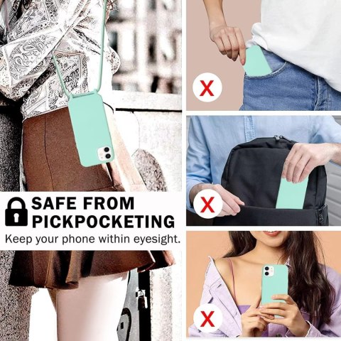 ETUI PLECKI APPLE IPHONE 12/12 PRO SILIKONOWE ZIELONE +SMYCZ A2172 ETUI PLECKI APPLE IPHONE 12/12 PRO SILIKONOWE ZIELONE +SMYCZ A2172