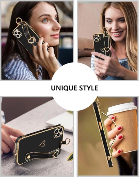 ETUI POKROWIEC APPLE IPHONE 11 PRO MAX SILIKONOWE CZARNE ZŁOTE PLECKI SMYCZ ETUI POKROWIEC APPLE IPHONE 11 PRO MAX SILIKONOWE CZARNE ZŁOTE PLECKI SMYCZ