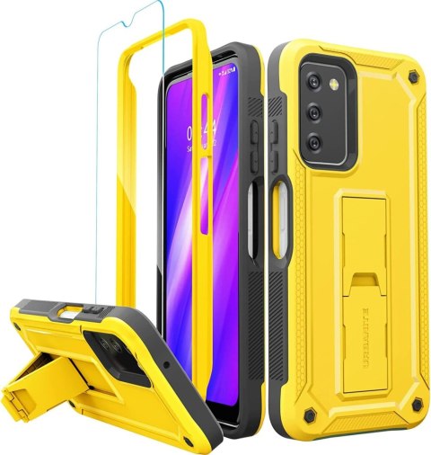 ETUI POKROWIEC SAMSUNG GALAXY A03S 5G CASE ŻÓŁTE SOLIDNE PLECKI Z PODSTAWKĄ ETUI POKROWIEC SAMSUNG GALAXY A03S 5G CASE ŻÓŁTE SOLIDNE PLECKI Z PODSTAWKĄ