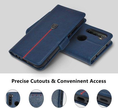 ETUI Z KLAPKĄ XIAOMI REDMI NOTE 8/NOTE 8 2021 CASE CZARNY Z EKOSKÓRY ETUI Z KLAPKĄ XIAOMI REDMI NOTE 8/NOTE 8 2021 CASE CZARNY Z EKOSKÓRY