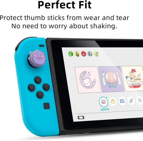 NAKŁADKI NA PRZYCISKI NINTENDO SWITCH LITE OLED SILIKONOWE RÓŻ FIOLET 4SZT NAKŁADKI NA PRZYCISKI NINTENDO SWITCH LITE OLED SILIKONOWE RÓŻ FIOLET 4SZT