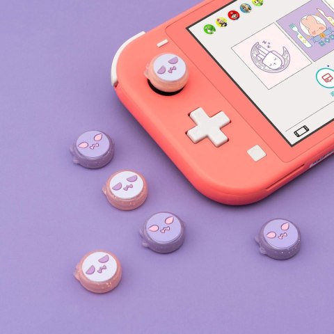 NAKŁADKI NA PRZYCISKI NINTENDO SWITCH LITE OLED SILIKONOWE RÓŻ FIOLET 4SZT NAKŁADKI NA PRZYCISKI NINTENDO SWITCH LITE OLED SILIKONOWE RÓŻ FIOLET 4SZT