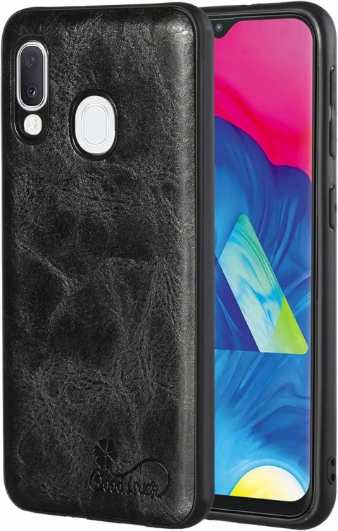 1X SZKŁO HARTOWANE ETUI SAMSUNG GALAXY A20E SKÓRZANA CZARNA OBUDOWA MOCNA 1X SZKŁO HARTOWANE ETUI SAMSUNG GALAXY A20E SKÓRZANA CZARNA OBUDOWA MOCNA