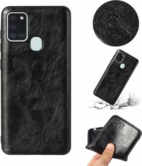 1x SZKŁO HARTOWANE ETUI SAMSUNG GALAXY A21S SKÓRZANA CZARNA OBUDOWA 1x SZKŁO HARTOWANE ETUI SAMSUNG GALAXY A21S SKÓRZANA CZARNA OBUDOWA