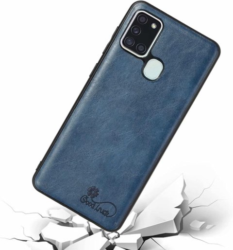 1x SZKŁO HARTOWANE ETUI SAMSUNG GALAXY A21S SKÓRZANA GRANATOWA OBUDOWA 1x SZKŁO HARTOWANE ETUI SAMSUNG GALAXY A21S SKÓRZANA GRANATOWA OBUDOWA